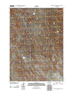 Wagontire Mountain West Oregon Historical topographic map, 1:24000 scale, 7.5 X 7.5 Minute, Year 2011