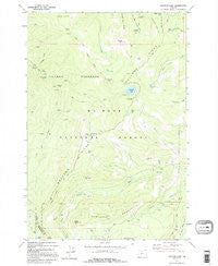 Wahtum Lake Oregon Historical topographic map, 1:24000 scale, 7.5 X 7.5 Minute, Year 1979