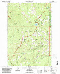 Wahtum Lake Oregon Historical topographic map, 1:24000 scale, 7.5 X 7.5 Minute, Year 1994