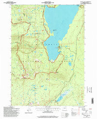 Waldo Lake Oregon Historical topographic map, 1:24000 scale, 7.5 X 7.5 Minute, Year 1997