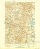 Waldo Lake Oregon Historical topographic map, 1:125000 scale, 30 X 30 Minute, Year 1925