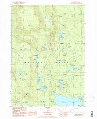 Waldo Mountain Oregon Historical topographic map, 1:24000 scale, 7.5 X 7.5 Minute, Year 1986