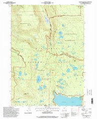 Waldo Mountain Oregon Historical topographic map, 1:24000 scale, 7.5 X 7.5 Minute, Year 1997