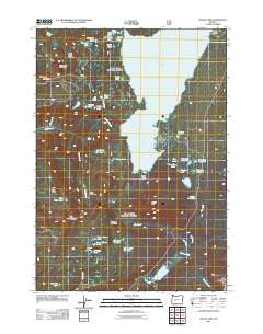 Waldo Lake Oregon Historical topographic map, 1:24000 scale, 7.5 X 7.5 Minute, Year 2011