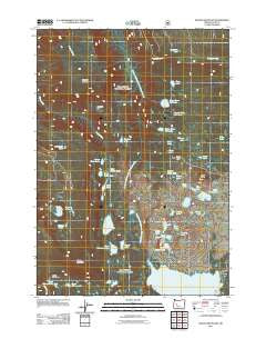 Waldo Mountain Oregon Historical topographic map, 1:24000 scale, 7.5 X 7.5 Minute, Year 2011
