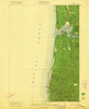 Waldport Oregon Historical topographic map, 1:62500 scale, 15 X 15 Minute, Year 1922