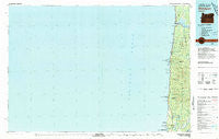 Waldport Oregon Historical topographic map, 1:100000 scale, 30 X 60 Minute, Year 1980