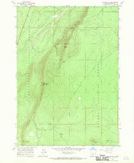 Walker Mtn Oregon Historical topographic map, 1:24000 scale, 7.5 X 7.5 Minute, Year 1967