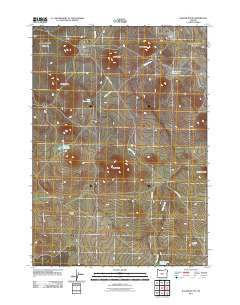 Walker Butte Oregon Historical topographic map, 1:24000 scale, 7.5 X 7.5 Minute, Year 2011