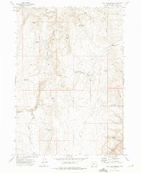 Wall Rock Springs Oregon Historical topographic map, 1:24000 scale, 7.5 X 7.5 Minute, Year 1972
