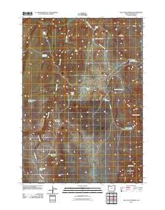 Wall Rock Springs Oregon Historical topographic map, 1:24000 scale, 7.5 X 7.5 Minute, Year 2011