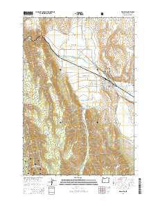 Wallowa Oregon Current topographic map, 1:24000 scale, 7.5 X 7.5 Minute, Year 2014