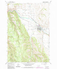 Wallowa Oregon Historical topographic map, 1:24000 scale, 7.5 X 7.5 Minute, Year 1964