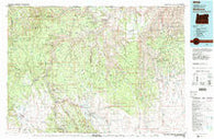 Wallowa Oregon Historical topographic map, 1:100000 scale, 30 X 60 Minute, Year 1982