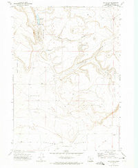Walls Lake Oregon Historical topographic map, 1:24000 scale, 7.5 X 7.5 Minute, Year 1971