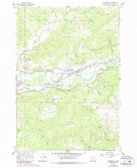 Walterville Oregon Historical topographic map, 1:24000 scale, 7.5 X 7.5 Minute, Year 1967