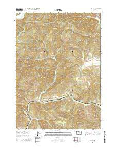 Walton Oregon Current topographic map, 1:24000 scale, 7.5 X 7.5 Minute, Year 2014