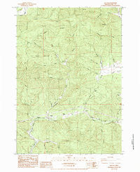 Walton Oregon Historical topographic map, 1:24000 scale, 7.5 X 7.5 Minute, Year 1984