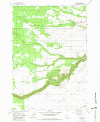 Wamic Oregon Historical topographic map, 1:24000 scale, 7.5 X 7.5 Minute, Year 1962