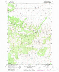 Wapinitia Oregon Historical topographic map, 1:24000 scale, 7.5 X 7.5 Minute, Year 1962