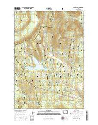 Wapinitia Pass Oregon Current topographic map, 1:24000 scale, 7.5 X 7.5 Minute, Year 2014