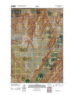 Ward Butte Oregon Historical topographic map, 1:24000 scale, 7.5 X 7.5 Minute, Year 2011