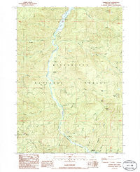Warner Mountain Oregon Historical topographic map, 1:24000 scale, 7.5 X 7.5 Minute, Year 1986