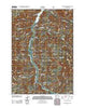 Warner Mountain Oregon Historical topographic map, 1:24000 scale, 7.5 X 7.5 Minute, Year 2011
