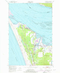 Warrenton Oregon Historical topographic map, 1:24000 scale, 7.5 X 7.5 Minute, Year 1953