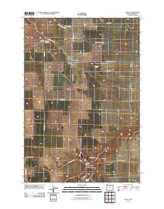 Wasco Oregon Historical topographic map, 1:24000 scale, 7.5 X 7.5 Minute, Year 2011