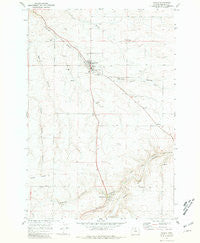 Wasco Oregon Historical topographic map, 1:24000 scale, 7.5 X 7.5 Minute, Year 1971