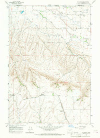 Waterman Oregon Historical topographic map, 1:24000 scale, 7.5 X 7.5 Minute, Year 1966