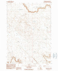 Weaver Lake Oregon Historical topographic map, 1:24000 scale, 7.5 X 7.5 Minute, Year 1990