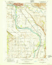 Weiser South Idaho Historical topographic map, 1:24000 scale, 7.5 X 7.5 Minute, Year 1951