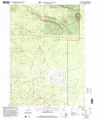 Welch Butte Oregon Historical topographic map, 1:24000 scale, 7.5 X 7.5 Minute, Year 1999