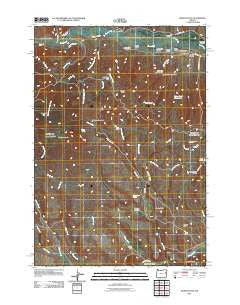 Wendt Butte Oregon Historical topographic map, 1:24000 scale, 7.5 X 7.5 Minute, Year 2011