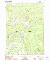 West Myrtle Butte Oregon Historical topographic map, 1:24000 scale, 7.5 X 7.5 Minute, Year 1990