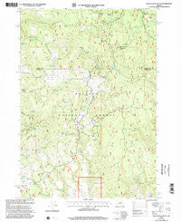 West Myrtle Butte Oregon Historical topographic map, 1:24000 scale, 7.5 X 7.5 Minute, Year 1999