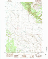 West of Hampton Oregon Historical topographic map, 1:24000 scale, 7.5 X 7.5 Minute, Year 1983