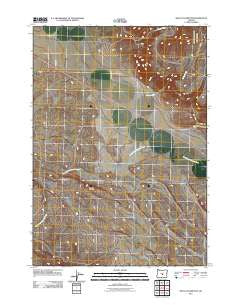 West of Hampton Oregon Historical topographic map, 1:24000 scale, 7.5 X 7.5 Minute, Year 2011