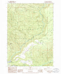Westfir East Oregon Historical topographic map, 1:24000 scale, 7.5 X 7.5 Minute, Year 1986