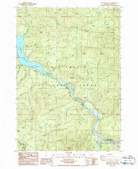 Westfir West Oregon Historical topographic map, 1:24000 scale, 7.5 X 7.5 Minute, Year 1986