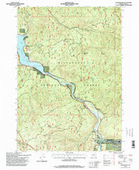 Westfir West Oregon Historical topographic map, 1:24000 scale, 7.5 X 7.5 Minute, Year 1997