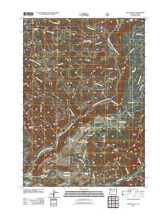 Westfir East Oregon Historical topographic map, 1:24000 scale, 7.5 X 7.5 Minute, Year 2011