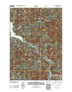 Westfir West Oregon Historical topographic map, 1:24000 scale, 7.5 X 7.5 Minute, Year 2011