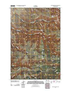 Weston Mountain Oregon Historical topographic map, 1:24000 scale, 7.5 X 7.5 Minute, Year 2011