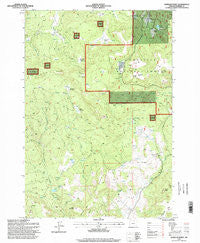 Wheeler Point Oregon Historical topographic map, 1:24000 scale, 7.5 X 7.5 Minute, Year 1995