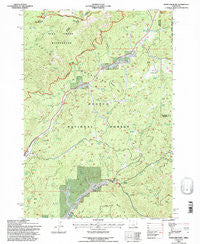 Whistler Point Oregon Historical topographic map, 1:24000 scale, 7.5 X 7.5 Minute, Year 1992