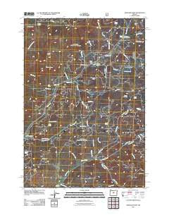 Whistler Point Oregon Historical topographic map, 1:24000 scale, 7.5 X 7.5 Minute, Year 2011