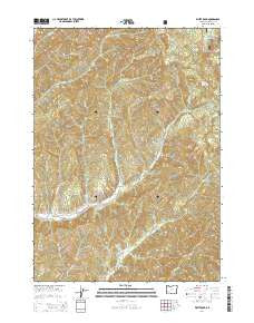 White Rock Oregon Current topographic map, 1:24000 scale, 7.5 X 7.5 Minute, Year 2014